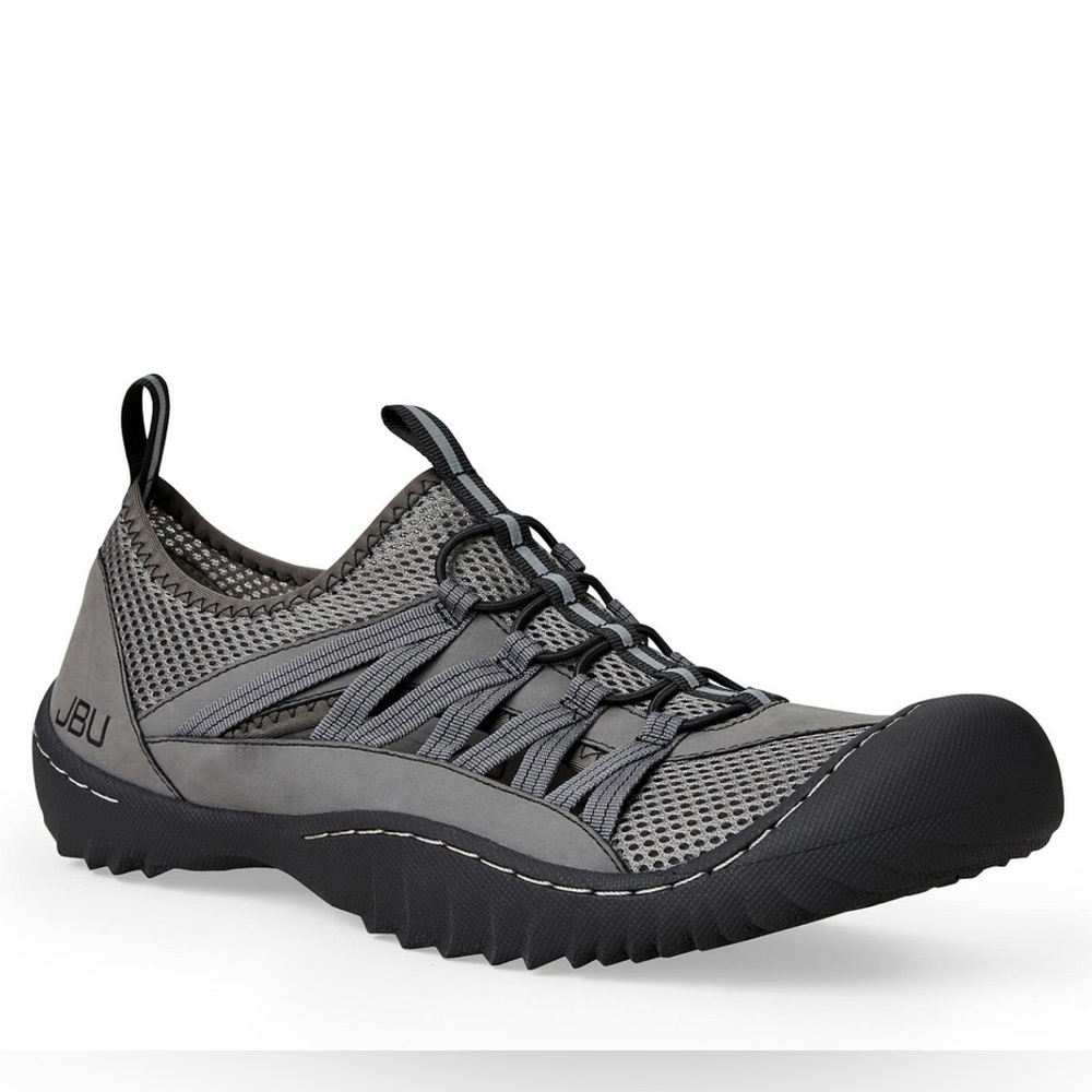 JBU Men's Topsail Water Shoes, Grey, Size 8M